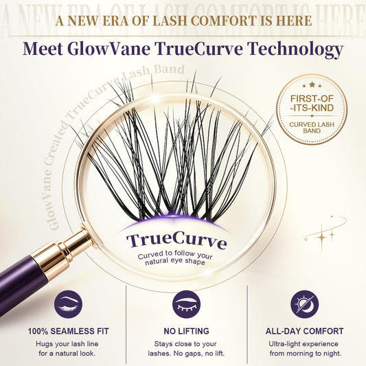 GlowVane TrueCurve Lash Cluster Kit - Sylvie