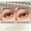 GlowVane TrueCurve Lash Cluster Kit - Brown Lahes