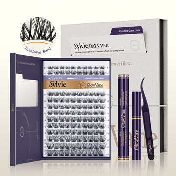 GlowVane TrueCurve Lash Cluster Kit - Sylvie